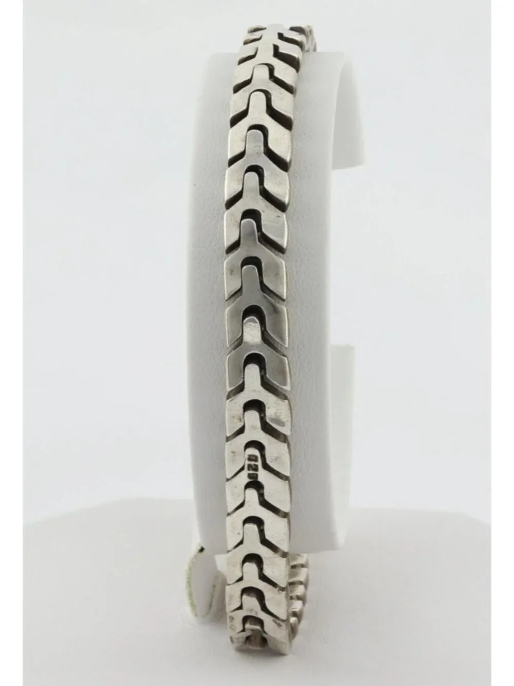 Men's Sterling Silver Heavy Thick Link Chain Bracelet 8 1/4
